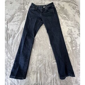Ann‎ Taylor Loft Jeans Womens Size 27/4  Petite Curvy Skinny Dark Wash EUC